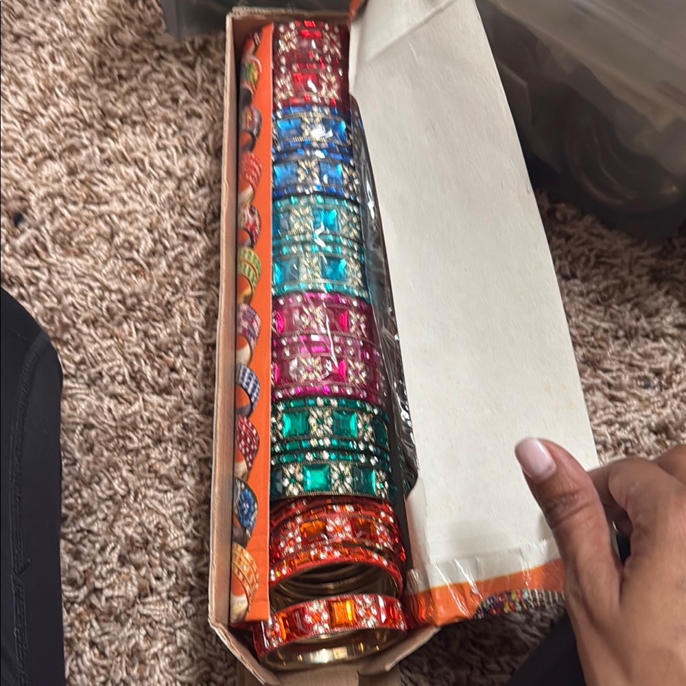 Colorful Beaded Bracelets Set